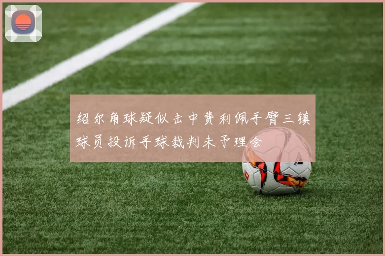 绍尔角球疑似击中费利佩手臂三镇球员投诉手球裁判未予理会